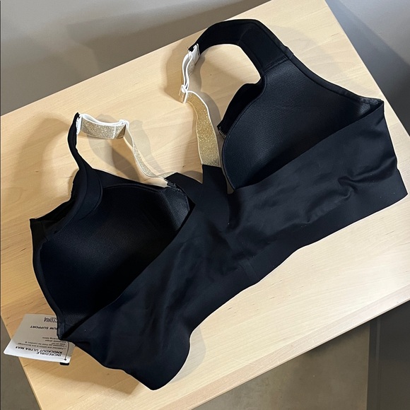 Women's Black Sports Bra - Picture 5 of 5